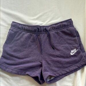Nike Women's Dark Purple Athletic Shorts